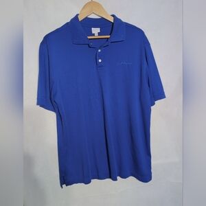 Boeing Aircraft Sz XL Men's Vibrant Blue Polo Shirt